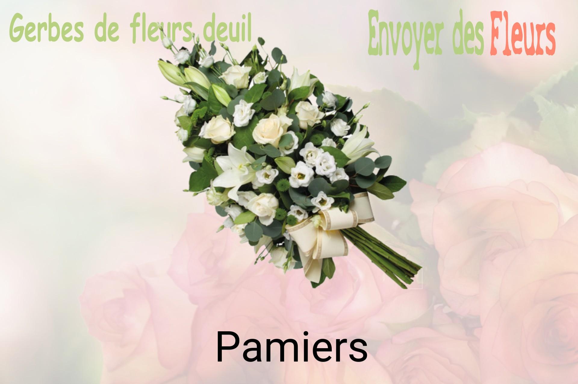 Gerbe de fleurs de deuil livrée à Pamiers